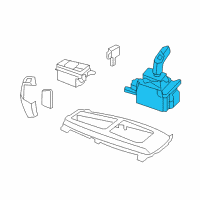 OEM 2010 BMW X5 Gear Selector Switch Diagram - 61-31-9-228-590