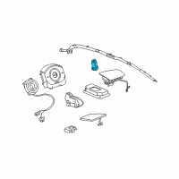 OEM 2006 Chevrolet Cobalt Side Sensor Diagram - 15212949