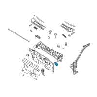 OEM Nissan Xterra Insulator-Dash Lower, Front Upper Diagram - 67910-3S500