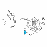 OEM 2001 Dodge Stratus Fuel Pump Assembly Diagram - MR508282