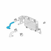 OEM 2007 Acura TL Hose A (ATF) Diagram - 25215-RDB-000