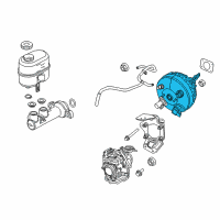 OEM 2009 Chrysler Aspen Booster-Power Brake Diagram - 68046478AA