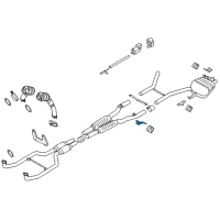 OEM 2015 BMW 650i xDrive Bracket, Rear Silencer Right Diagram - 18-20-7-622-232