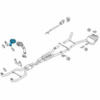 OEM 2014 BMW 550i Catalytic Converter Diagram - 18-32-7-645-232