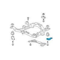 OEM 2015 Honda Odyssey Stay B, L. Sub-Frame Mounting Diagram - 50238-S0X-A00