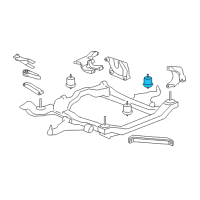 OEM 2010 Chevrolet Traverse Mount-Trans Diagram - 84006114