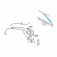 OEM 2016 Ram 1500 Arm WIPER-Front WIPER Diagram - 55277449AD