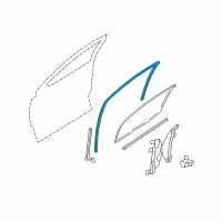 OEM Mercury Sable Run Channel Diagram - 8G1Z-5421597-A