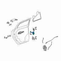 OEM 2012 Cadillac SRX Door Check Diagram - 22792601