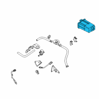 OEM 2013 Nissan NV3500 CANISTER Assembly E Diagram - 14950-7S00A