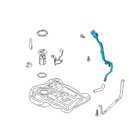 OEM 2017 Ford Escape Filler Pipe Diagram - GV6Z-9034-B