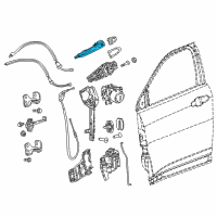 OEM 2021 Jeep Compass Handle-Exterior Door Diagram - 5SV48KW3AC