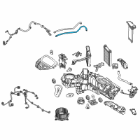 OEM Ford F-250 Super Duty Inlet Hose Diagram - BC3Z-18696-A