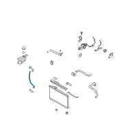 OEM Hyundai Tube-Over Flow Diagram - 25443-2B100