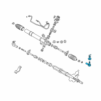 OEM Chrysler Sebring Tie Rod-Steering Diagram - MR508650