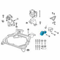 OEM 2010 Ford Fusion Torque Strut Diagram - 8H6Z-6068-A