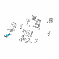 OEM Acura Heater, Left Front Seat Cushion Diagram - 81534-STK-A01