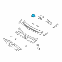 OEM Ford Taurus X Reinforce Panel Diagram - DG1Z-54020C16-A