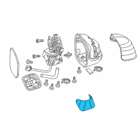 OEM 2014 Honda Civic Cover, R. Base Diagram - 76202-TR0-A01