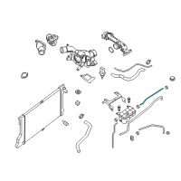 OEM 2013 Nissan NV1500 Hose-Reserve Tank Diagram - 21740-1PA0A