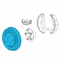 OEM Chrysler Sebring Drum-Brake Diagram - 4779286AA