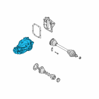 OEM 2005 BMW X3 Drive Axle Assembly Rear Diagram - 33-10-7-523-669