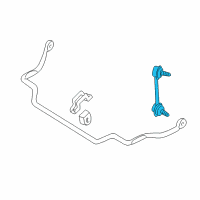 OEM Infiniti M45 Rod Assy-Connecting, Stabilizer Diagram - 54668-AR00B