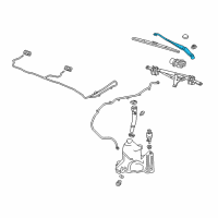 OEM Buick Wiper Arm Diagram - 13471436