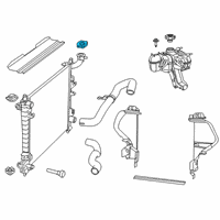 OEM 2020 Jeep Grand Cherokee Radiator Cap Diagram - 68365281AA