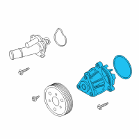 OEM 2017 Ford Edge Water Pump Assembly Diagram - EJ7Z-8501-H