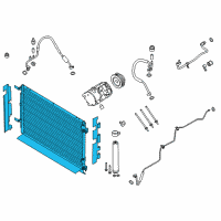 OEM 2022 Ford Mustang Condenser Diagram - KR3Z-19712-A