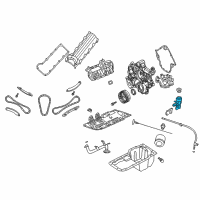 OEM 2009 Dodge Durango Tube-Oil Fill Diagram - 68206053AB