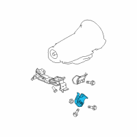 OEM 2008 Jeep Grand Cherokee Bracket-Engine Mounting Diagram - 52090304AG