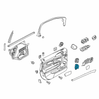 OEM 2010 Lincoln MKT Lock Switch Diagram - 8A5Z-14028-AA