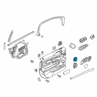 OEM 2010 Lincoln MKT Memory Switch Diagram - AE9Z-14776-AA