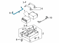 OEM 2021 Ford F-150 TUBE - VENTILATION Diagram - ML3Z-10A818-C