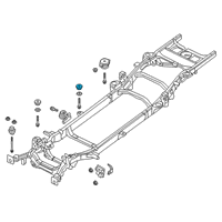 OEM Ram ISOLATOR-Body Hold Down Diagram - 68246281AA