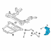 OEM 2016 BMW 328i xDrive Right Carrier Diagram - 31-21-6-853-820