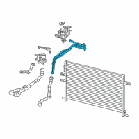 OEM 2018 Jeep Grand Cherokee Hose-COOLANT Diagram - 68304626AD