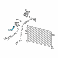 OEM Jeep Grand Cherokee Hose-COOLANT Diagram - 68304629AC