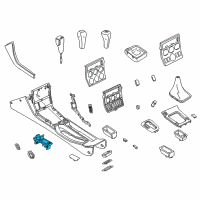 OEM 1997 BMW Z3 Drink Holder Diagram - 51-16-8-398-250