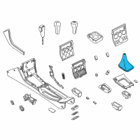 OEM 1998 BMW Z3 Leather Shifter Boot Diagram - 25-11-2-491-449