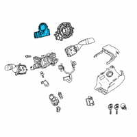 OEM 2019 Toyota RAV4 Steering Sensor Assembly Diagram - 8924B-06040