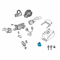 OEM 2021 Toyota RAV4 Interlock Solenoid Diagram - 85432-06040
