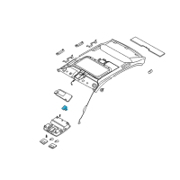 OEM 2008 Kia Amanti Retainer-Sunvisor Diagram - 852353C10026