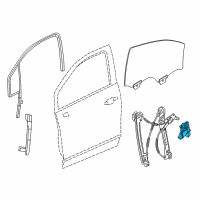 OEM 2019 Buick Envision Window Motor Diagram - 84192019