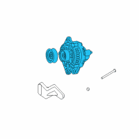 OEM 2002 Hyundai Sonata Generator Assembly Diagram - 37300-37405