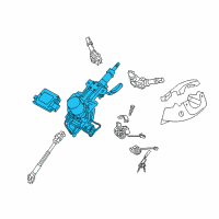 OEM 2013 Hyundai Tucson Column Assembly-Upper Diagram - 56310-3W982