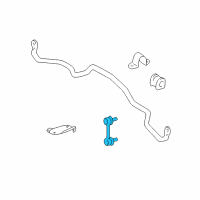 OEM 2003 Toyota RAV4 Stabilizer Link Diagram - 48820-42020