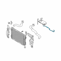 OEM 2005 Hyundai Tucson Hose-Radiator To Reservoir Diagram - 25451-2E500